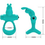 PRETTY LOVE - FIGGY GREEN RabbIT VIBRATTORRING